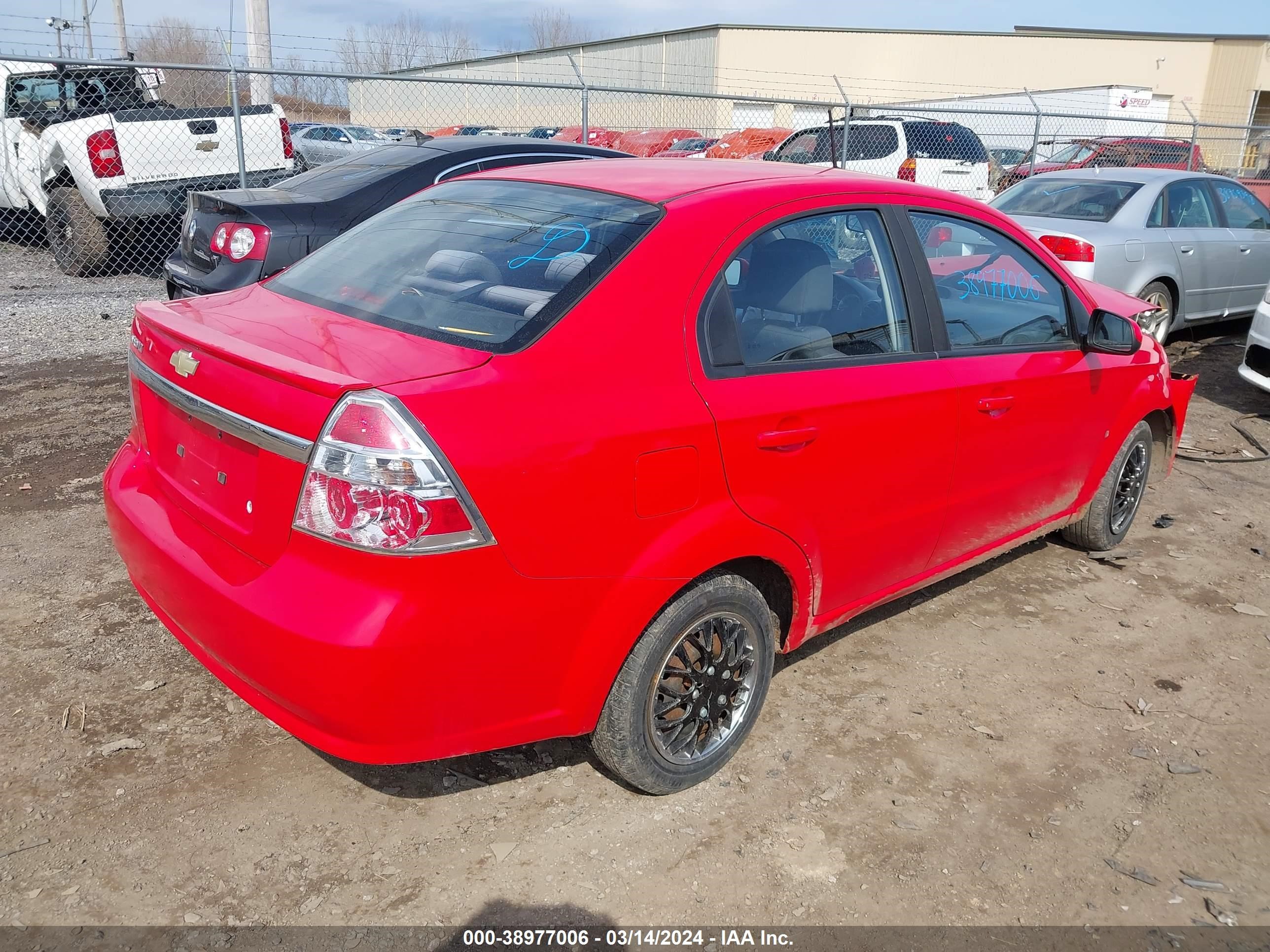 Photo 3 VIN: KL1TD56EX9B644390 - CHEVROLET AVEO 