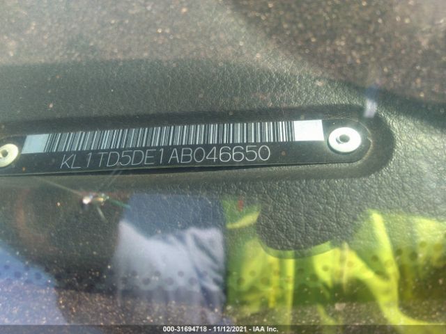 Photo 8 VIN: KL1TD5DE1AB046650 - CHEVROLET AVEO 