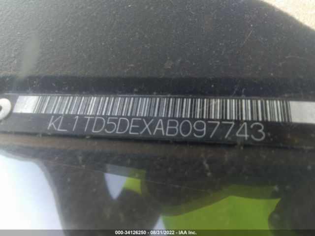 Photo 8 VIN: KL1TD5DEXAB097743 - CHEVROLET AVEO 