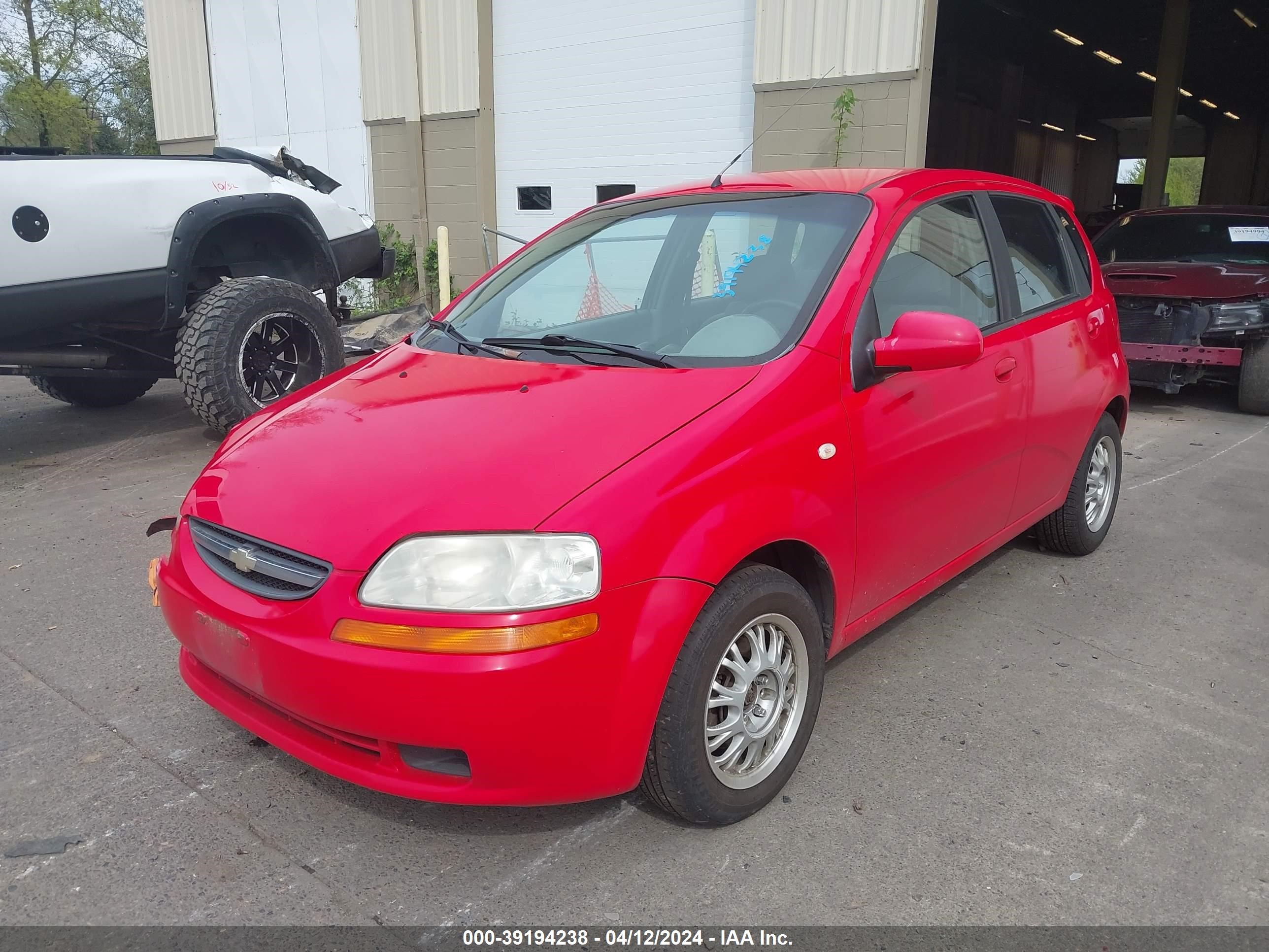 Photo 1 VIN: KL1TD62685B315881 - CHEVROLET AVEO 