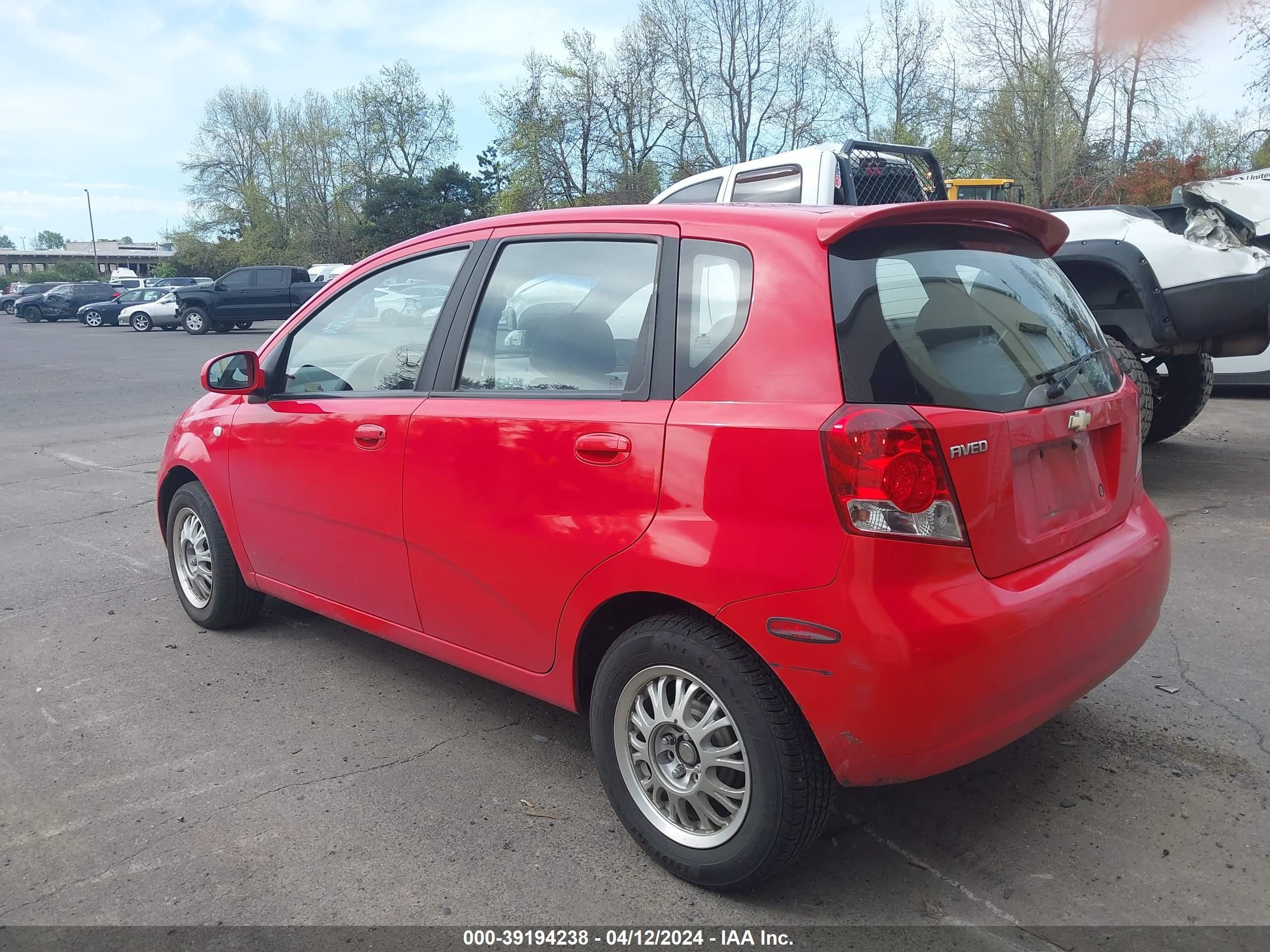 Photo 2 VIN: KL1TD62685B315881 - CHEVROLET AVEO 