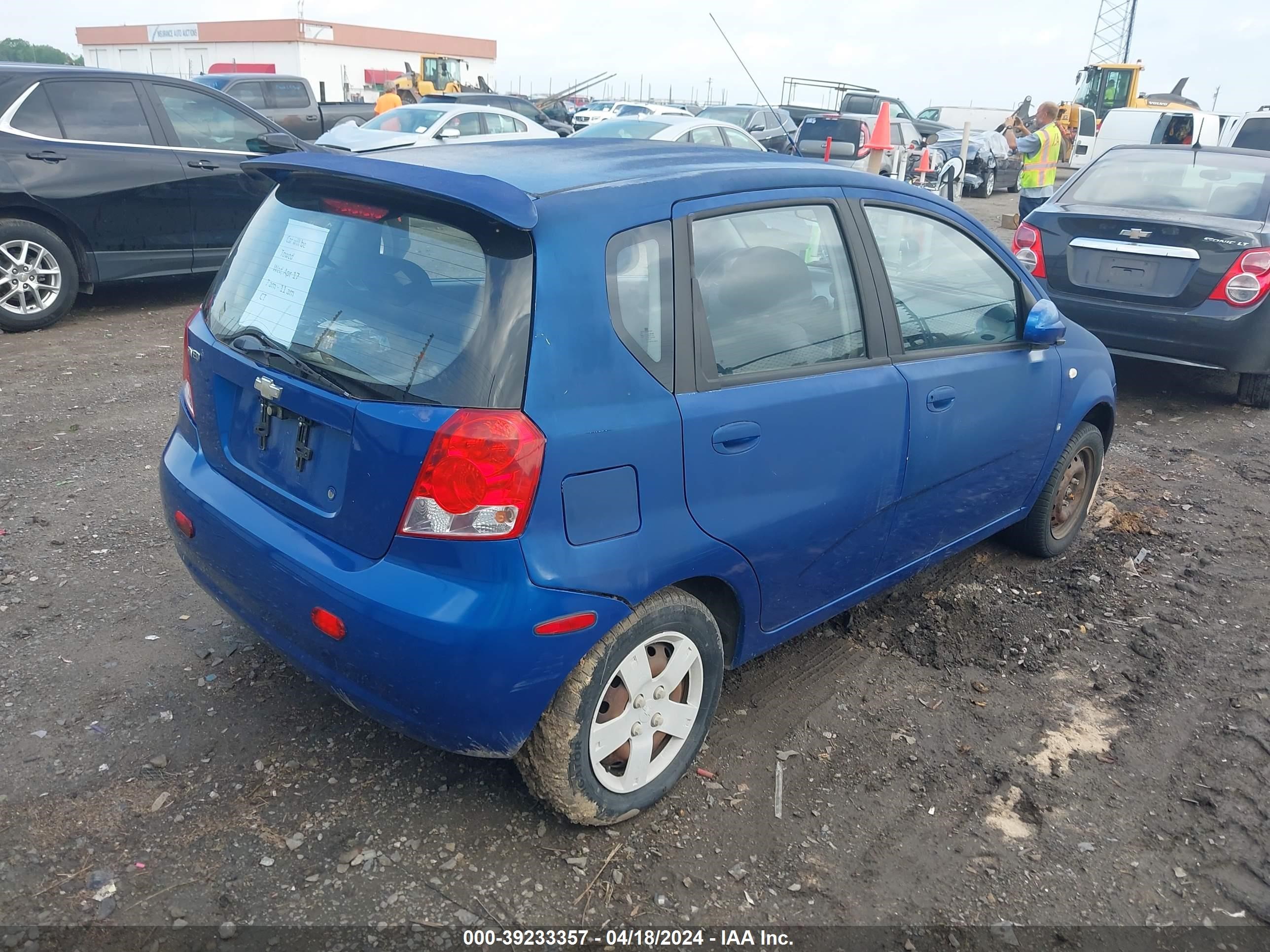 Photo 3 VIN: KL1TD66617B762274 - CHEVROLET AVEO 