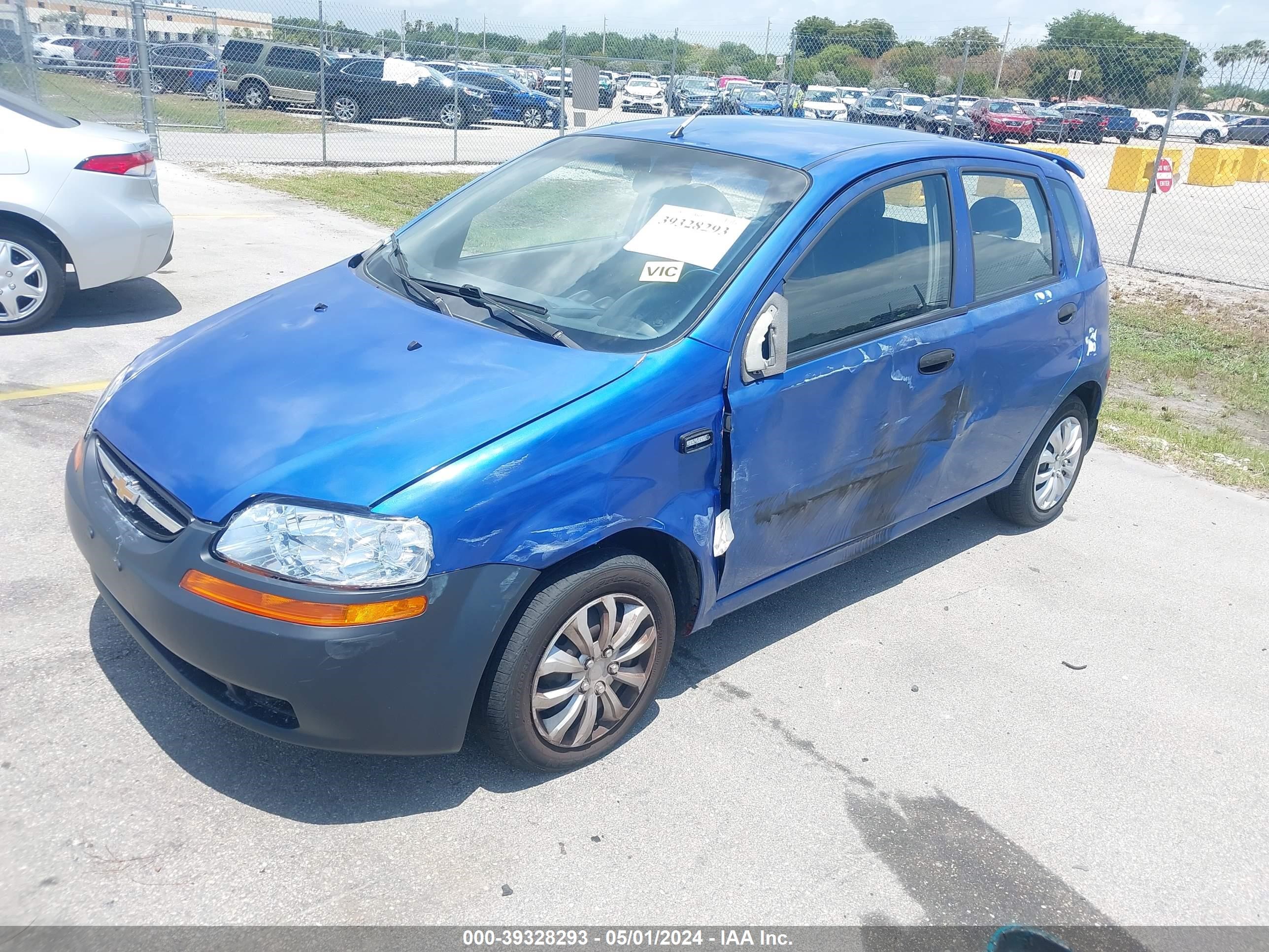 Photo 1 VIN: KL1TD66636B570529 - CHEVROLET AVEO 