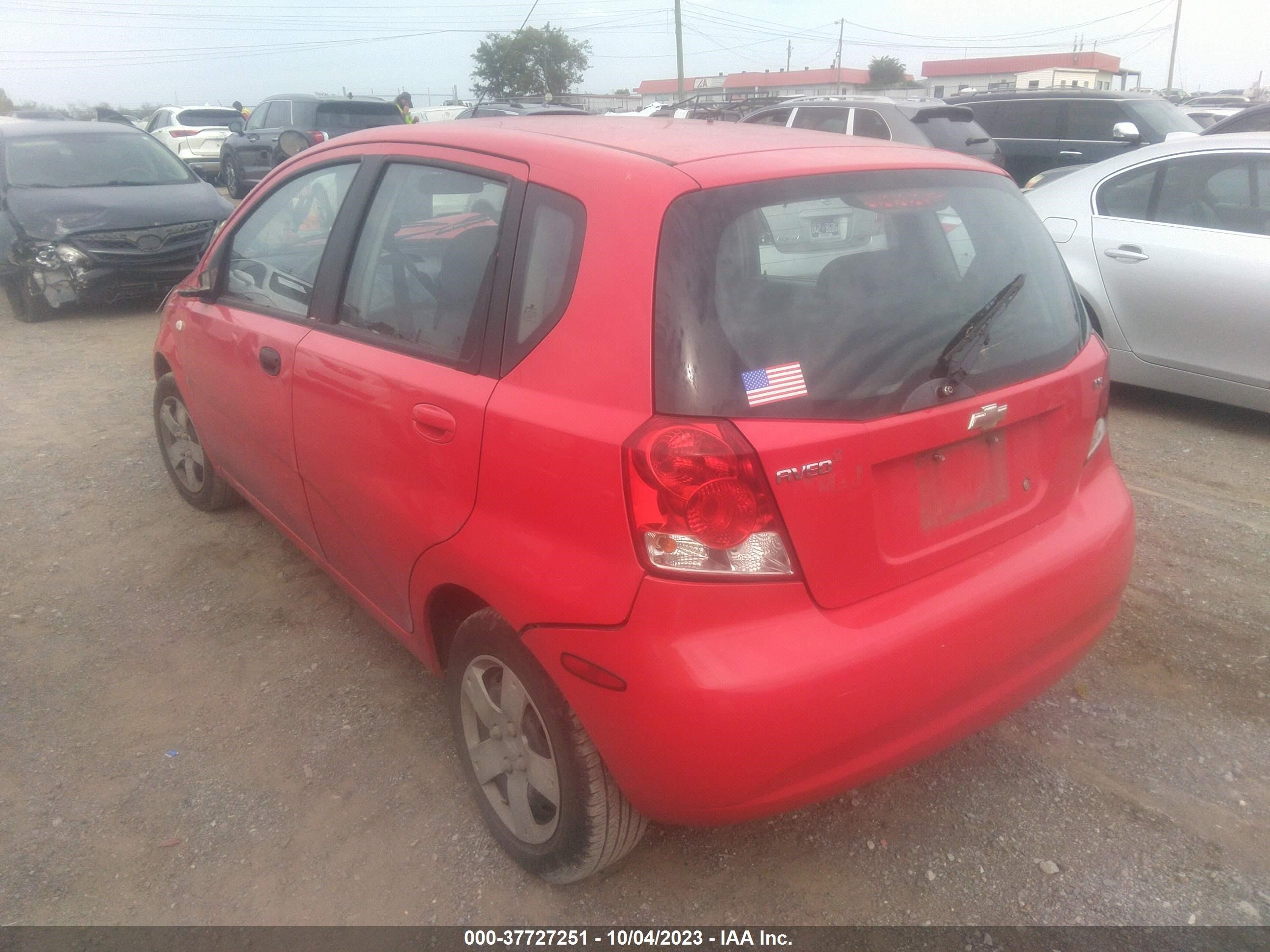 Photo 2 VIN: KL1TD66637B723122 - CHEVROLET AVEO 