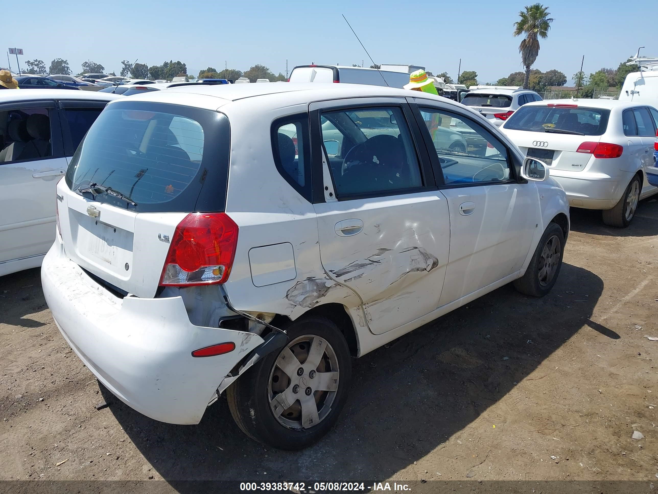 Photo 3 VIN: KL1TD66657B740939 - CHEVROLET AVEO 