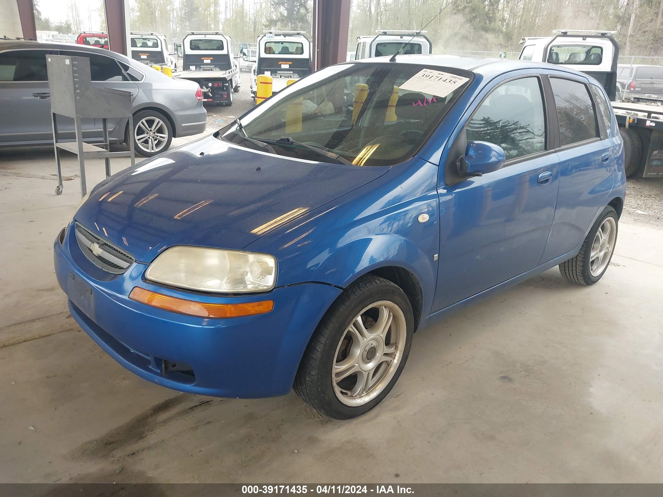 Photo 1 VIN: KL1TD66657B762021 - CHEVROLET AVEO 