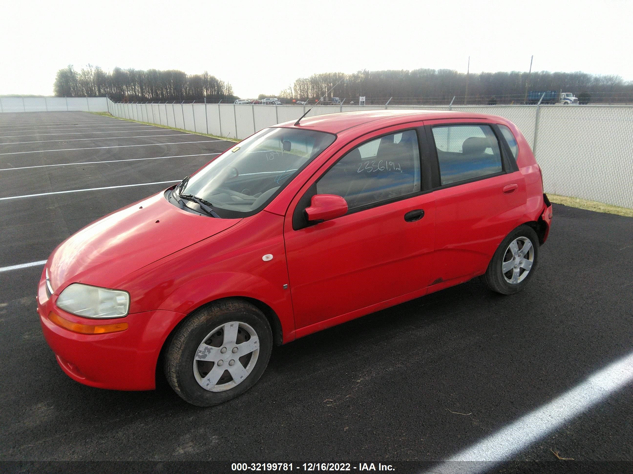 Photo 1 VIN: KL1TD66678B034038 - CHEVROLET AVEO 