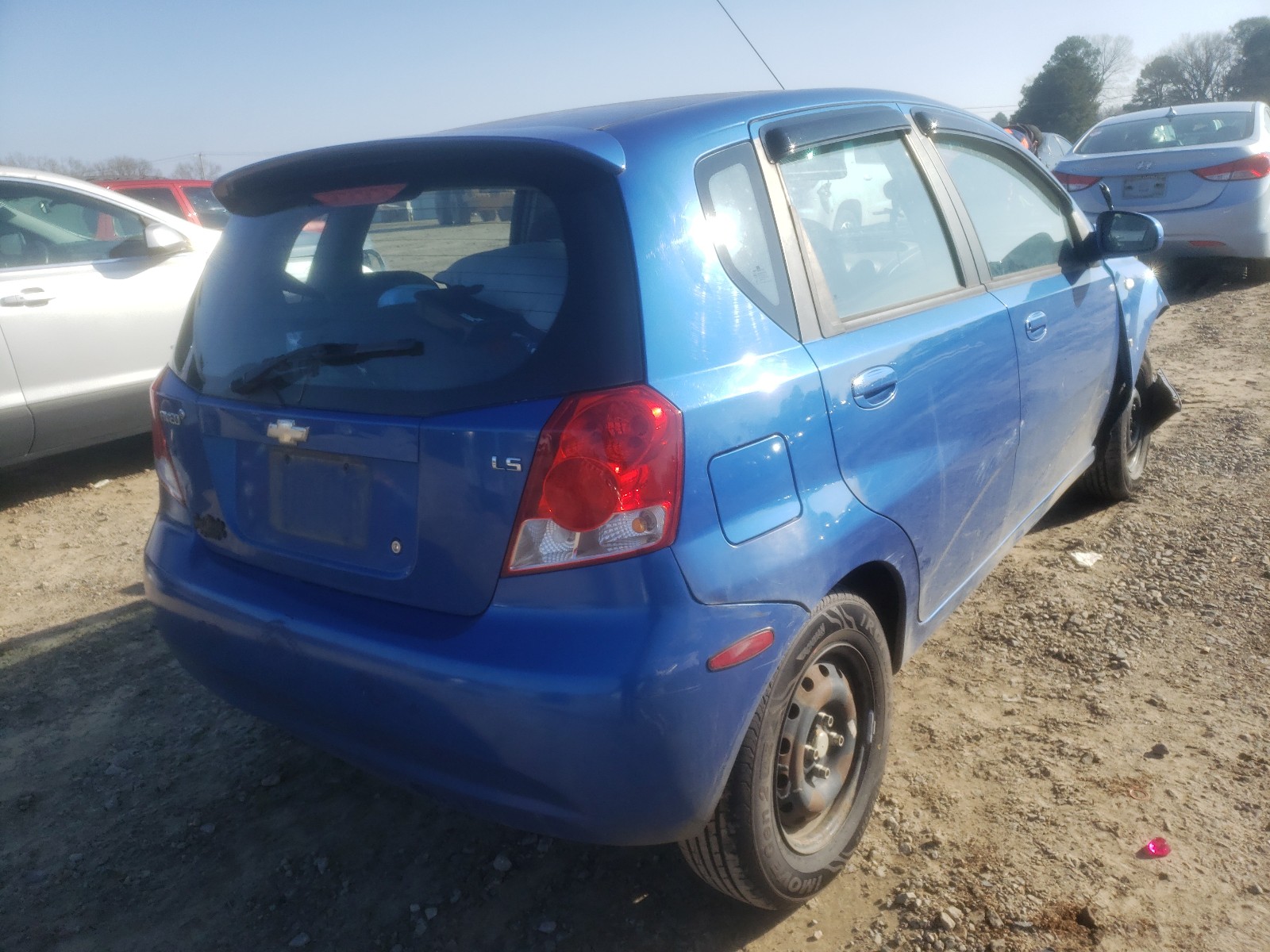 Photo 3 VIN: KL1TD66678B063748 - CHEVROLET AVEO BASE 