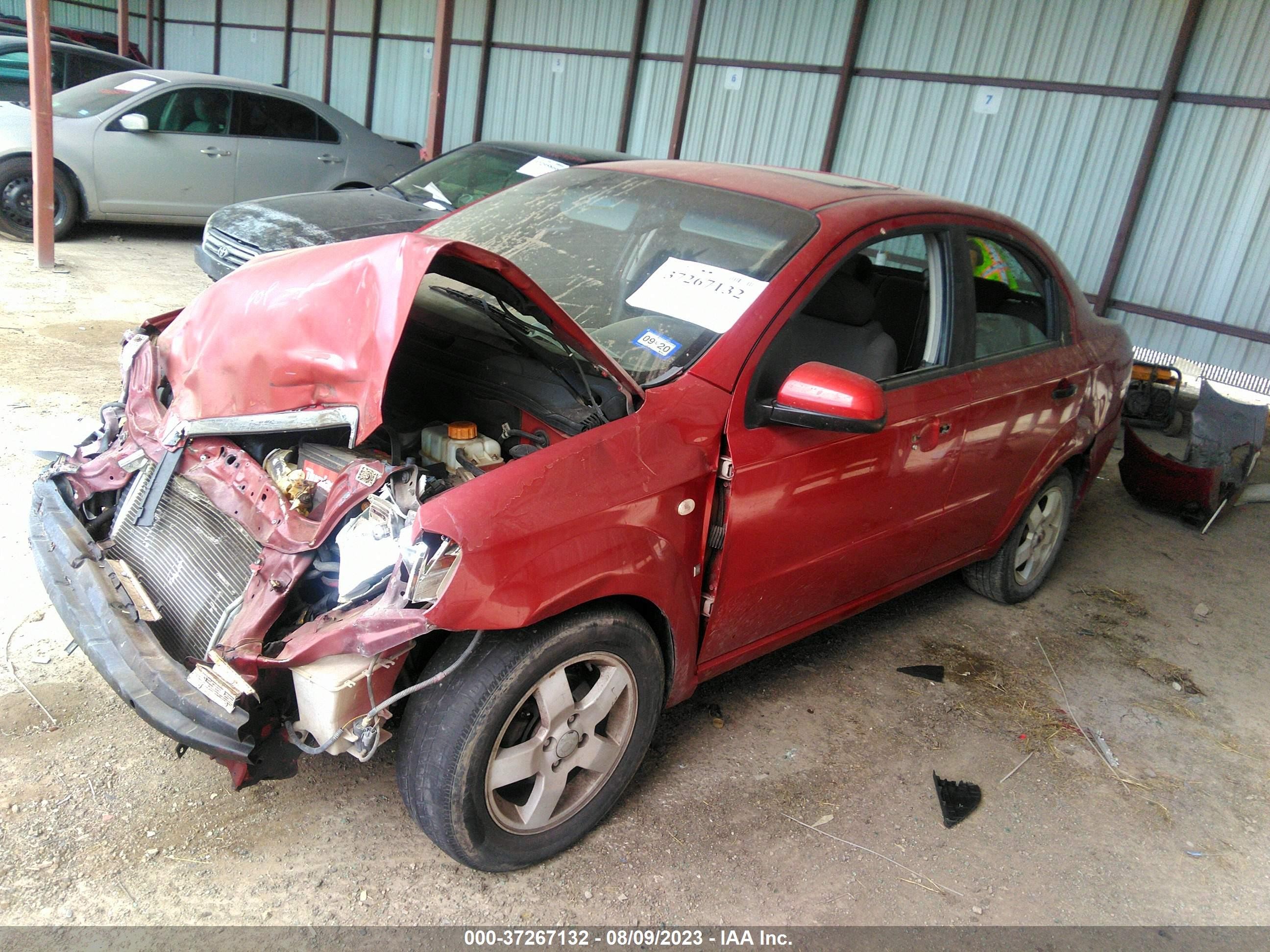 Photo 1 VIN: KL1TG56647B133576 - CHEVROLET AVEO 