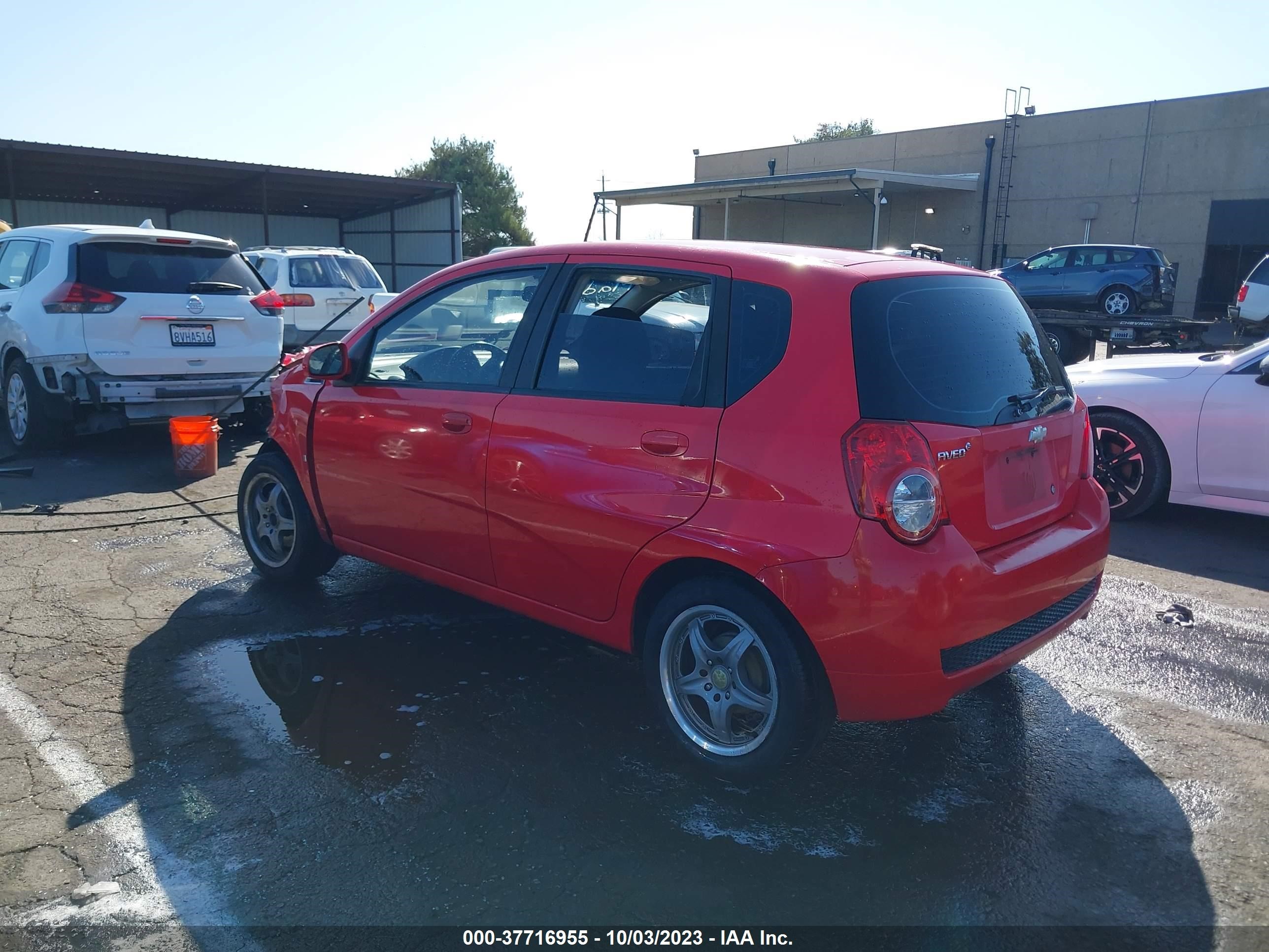 Photo 2 VIN: KL1TG66E39B344395 - CHEVROLET AVEO 