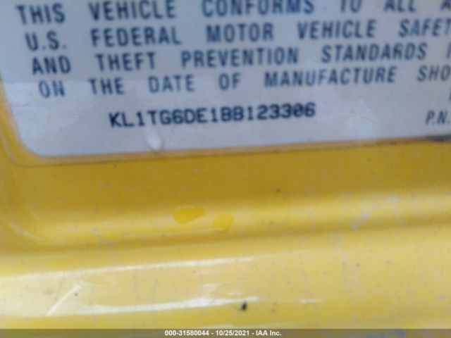 Photo 8 VIN: KL1TG6DE1BB123306 - CHEVROLET AVEO 