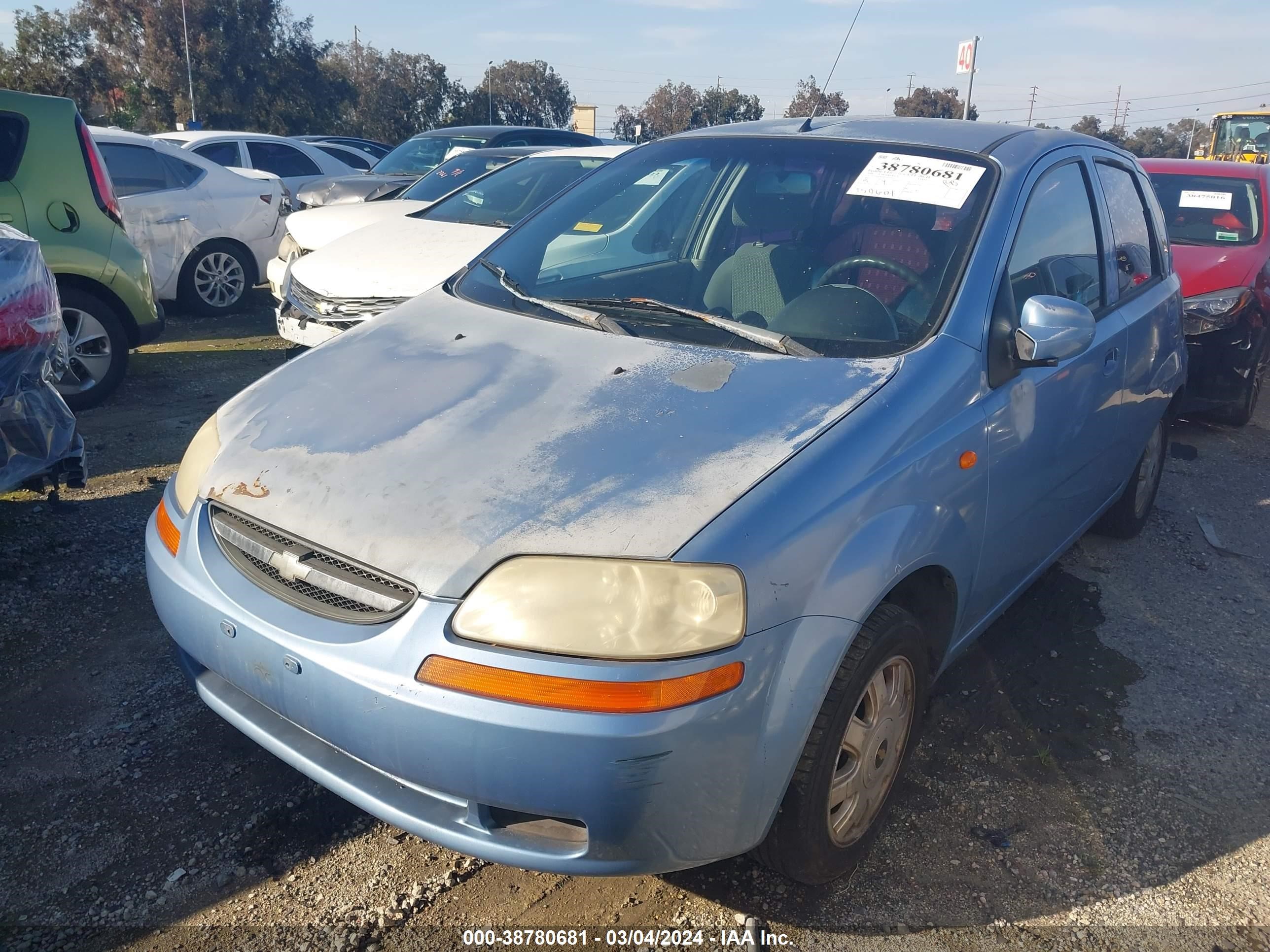 Photo 1 VIN: KL1TJ62604B185571 - CHEVROLET AVEO 