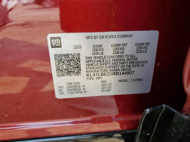 Photo 13 VIN: KL47LBE21RB144907 - BUICK ENVISTA SP 