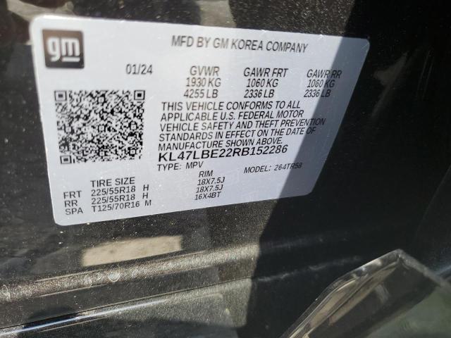 Photo 11 VIN: KL47LBE22RB152286 - BUICK ENVISTA SP 