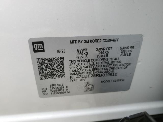 Photo 11 VIN: KL47LBE25RB019912 - BUICK ENVISTA SP 