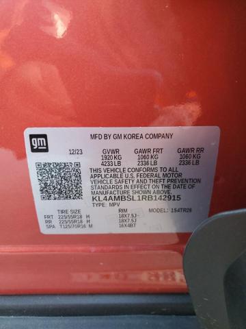 Photo 12 VIN: KL4AMBSL1RB142915 - BUICK ENCORE GX 