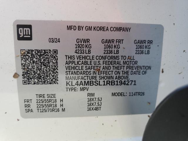 Photo 13 VIN: KL4AMBSL1RB194271 - BUICK ENCORE GX 