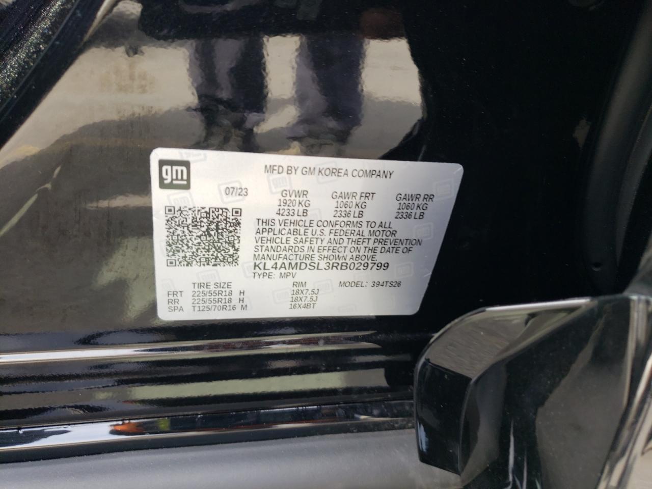 Photo 11 VIN: KL4AMDSL3RB029799 - BUICK ENCORE 