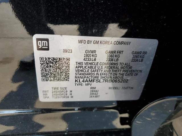 Photo 13 VIN: KL4AMFSL7RB065202 - BUICK ENCORE GX 