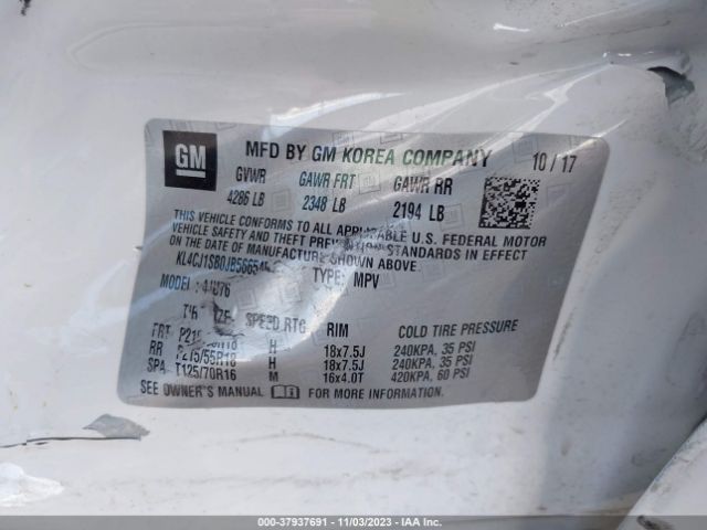 Photo 8 VIN: KL4CJ1SB0JB566545 - BUICK ENCORE 