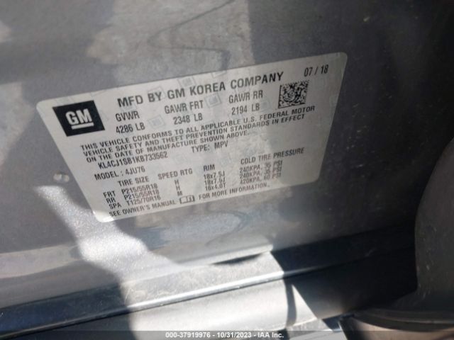 Photo 8 VIN: KL4CJ1SB1KB733562 - BUICK ENCORE 