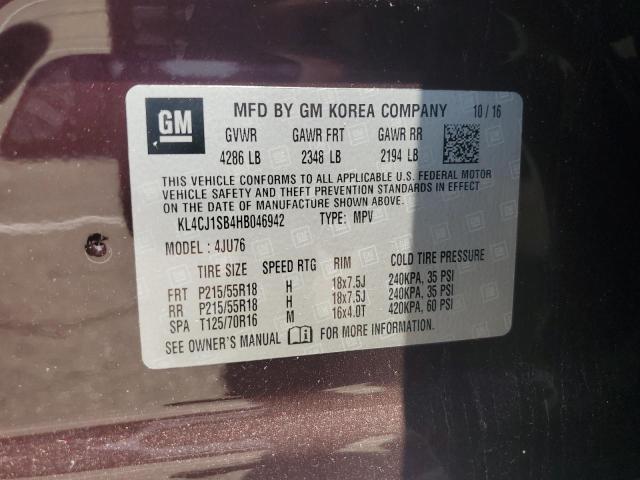 Photo 12 VIN: KL4CJ1SB4HB046942 - BUICK ENCORE SPO 