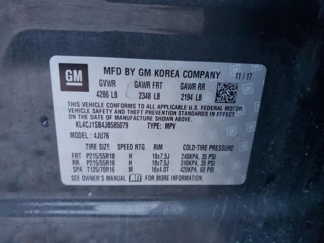 Photo 11 VIN: KL4CJ1SB4JB585079 - BUICK ENCORE 