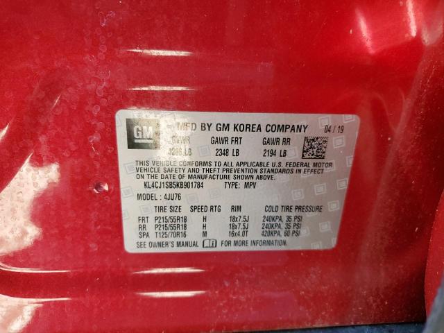 Photo 12 VIN: KL4CJ1SB5KB901784 - BUICK ENCORE SPO 