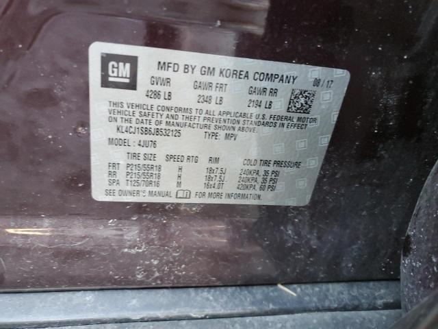 Photo 11 VIN: KL4CJ1SB6JB532125 - BUICK ENCORE 