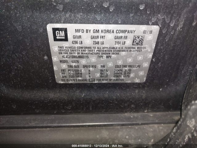 Photo 8 VIN: KL4CJ1SM8JB665115 - BUICK ENCORE 