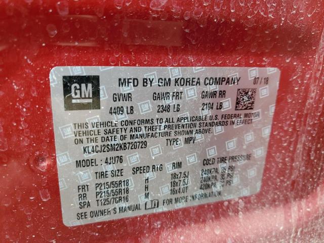 Photo 12 VIN: KL4CJ2SM2KB720729 - BUICK ENCORE 