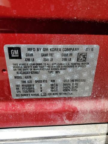 Photo 11 VIN: KL4CJASB0FB259657 - BUICK ENCORE 