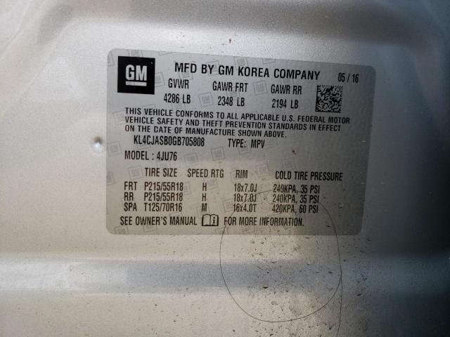 Photo 9 VIN: KL4CJASB0GB705808 - BUICK ENCORE 