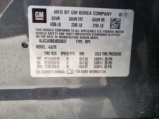 Photo 9 VIN: KL4CJASB0JB550622 - BUICK ENCORE PRE 