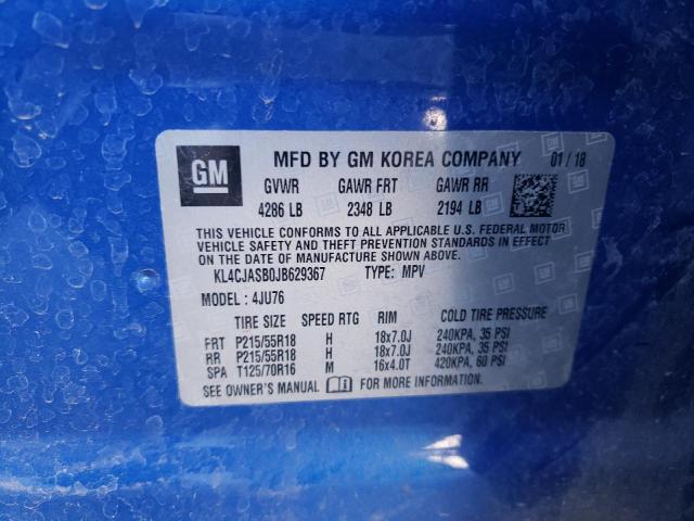 Photo 13 VIN: KL4CJASB0JB629367 - BUICK ENCORE 