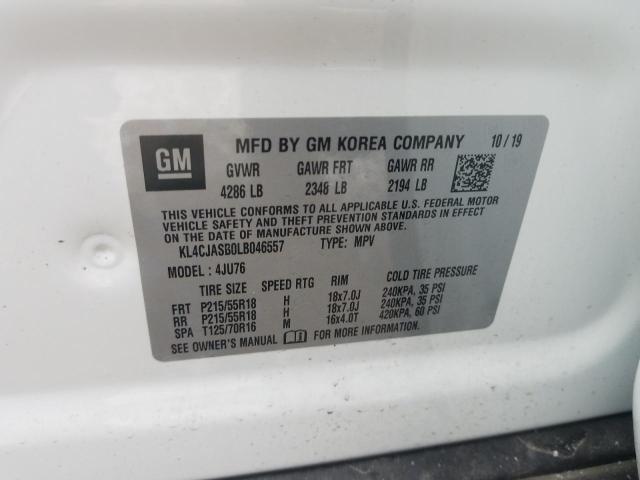 Photo 9 VIN: KL4CJASB0LB046557 - BUICK ENCORE 