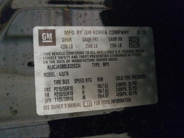 Photo 9 VIN: KL4CJASB0LB326334 - BUICK ENCORE PRE 