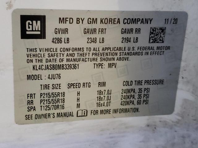 Photo 13 VIN: KL4CJASB0MB339361 - BUICK ENCORE PRE 