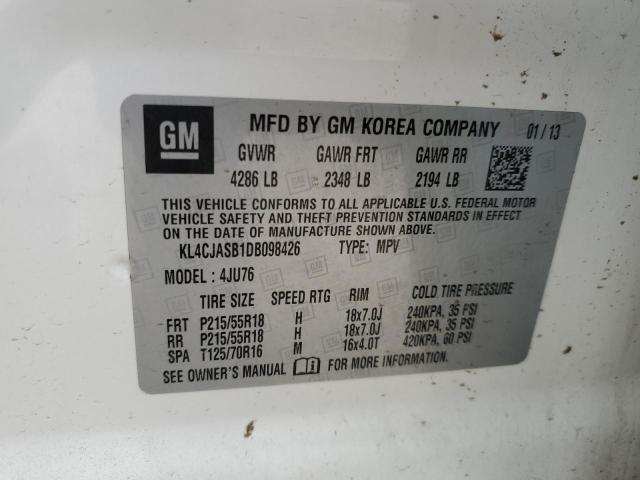 Photo 12 VIN: KL4CJASB1DB098426 - BUICK ENCORE 