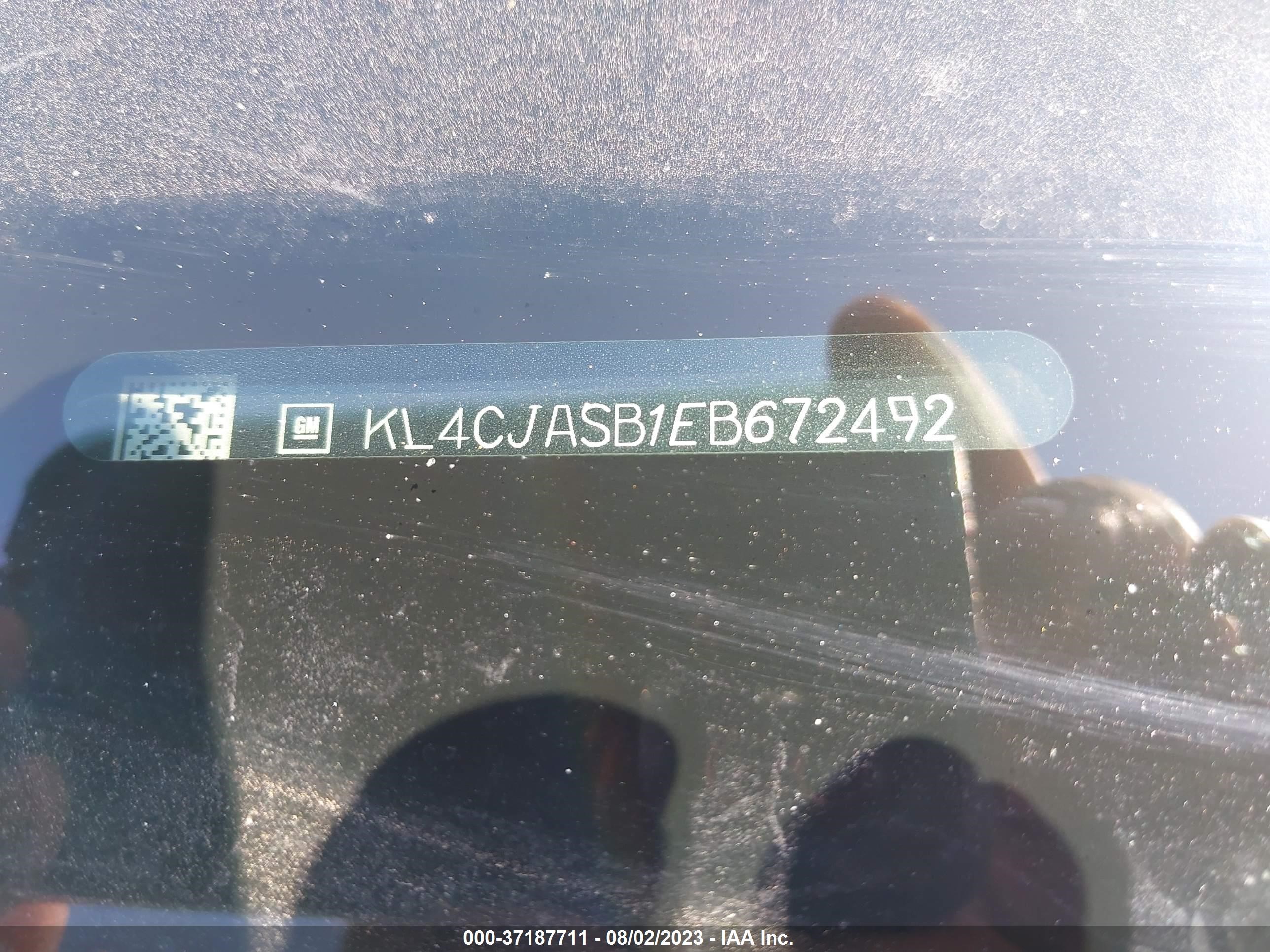 Photo 8 VIN: KL4CJASB1EB672492 - BUICK ENCORE 