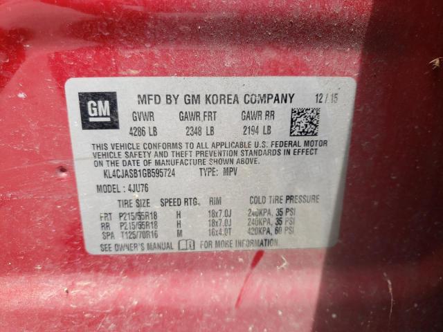 Photo 13 VIN: KL4CJASB1GB595724 - BUICK ENCORE 