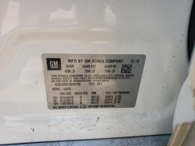 Photo 9 VIN: KL4CJASB1GB596159 - BUICK ENCORE 