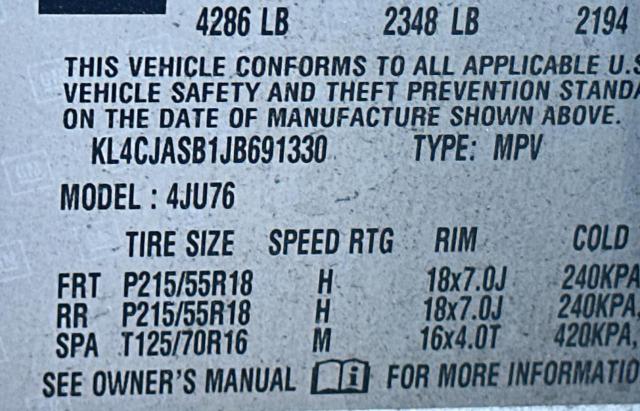 Photo 9 VIN: KL4CJASB1JB691330 - BUICK ENCORE PRE 