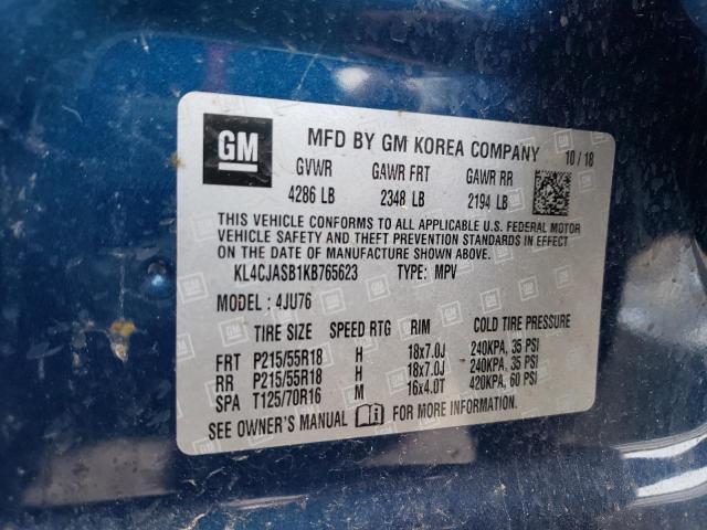 Photo 9 VIN: KL4CJASB1KB765623 - BUICK ENCORE PRE 