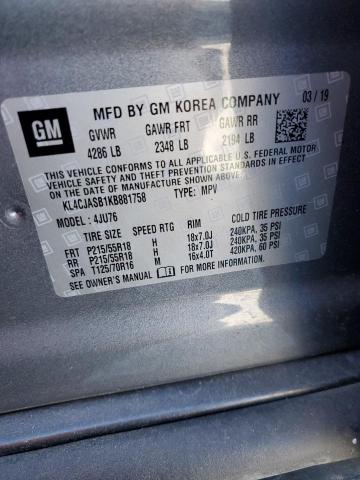 Photo 11 VIN: KL4CJASB1KB881758 - BUICK ENCORE 