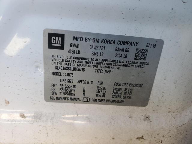 Photo 9 VIN: KL4CJASB1LB006715 - BUICK ENCORE PRE 