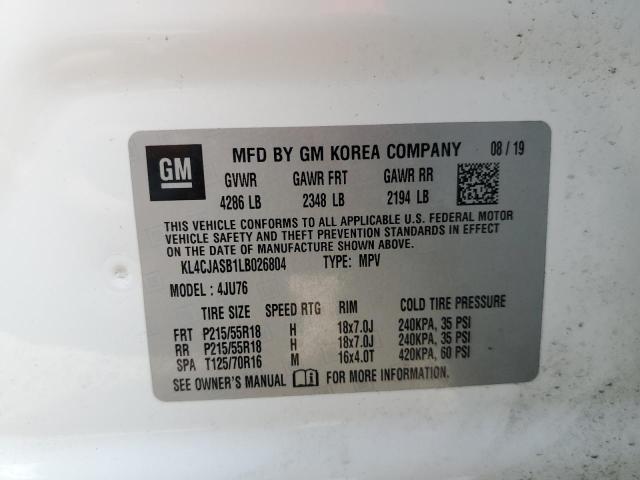 Photo 13 VIN: KL4CJASB1LB026804 - BUICK ENCORE PRE 