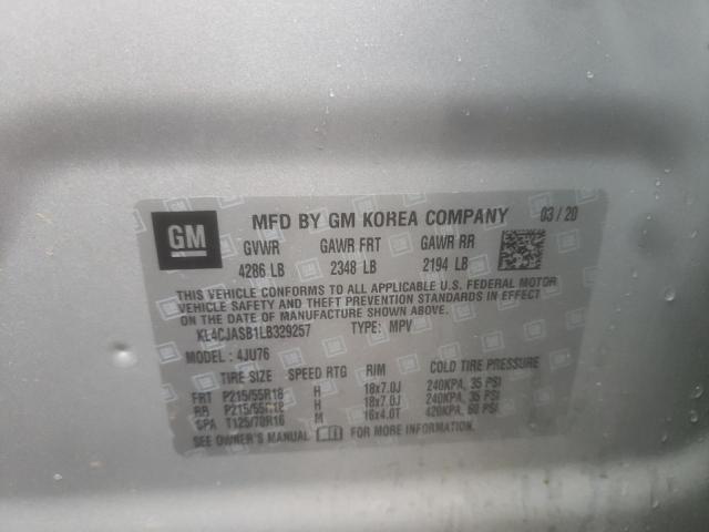 Photo 9 VIN: KL4CJASB1LB329257 - BUICK ENCORE PRE 