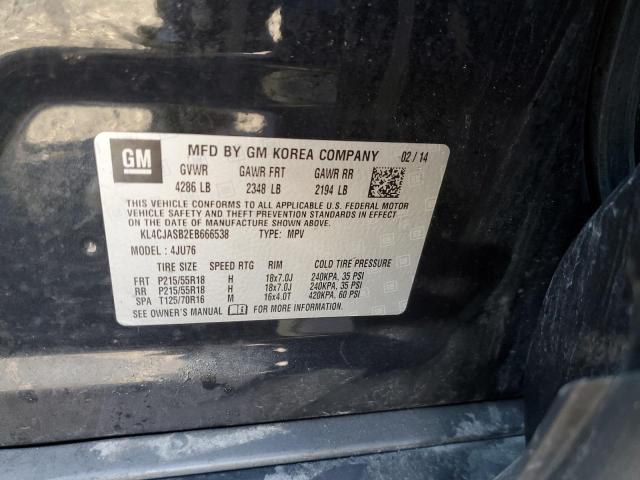 Photo 12 VIN: KL4CJASB2EB666538 - BUICK ENCORE 