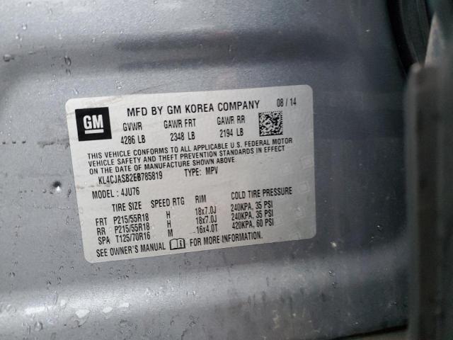 Photo 11 VIN: KL4CJASB2EB785819 - BUICK ENCORE 